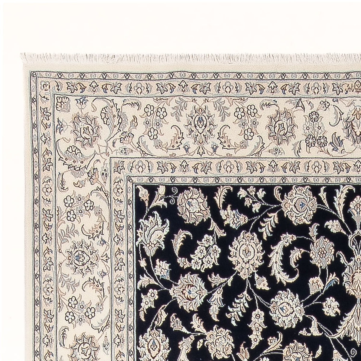 Perzisch tapijt - Nain - Premium - 303 x 196 cm - donkerblauw