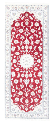Loper Perzisch tapijt - Nain - Koninklijk - 204 x 81 cm - rood
