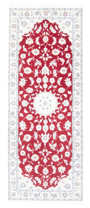 Loper Perzisch tapijt - Nain - Koninklijk - 204 x 81 cm - rood