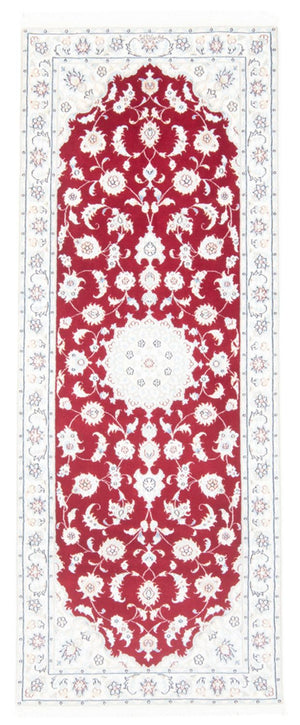 Loper Perzisch tapijt - Nain - Koninklijk - 199 x 80 cm - rood