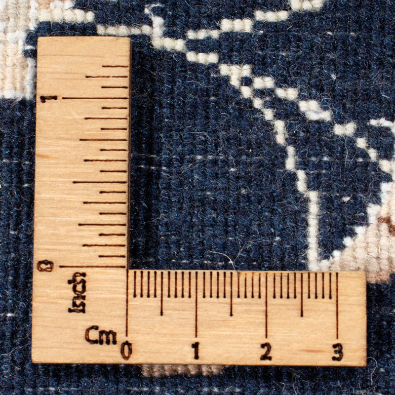 Loper Perzisch tapijt - Nain - Koninklijk - 200 x 81 cm - donkerblauw