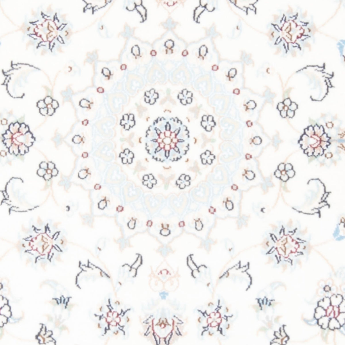 Loper Perzisch tapijt - Nain - Koninklijk - 200 x 80 cm - crème