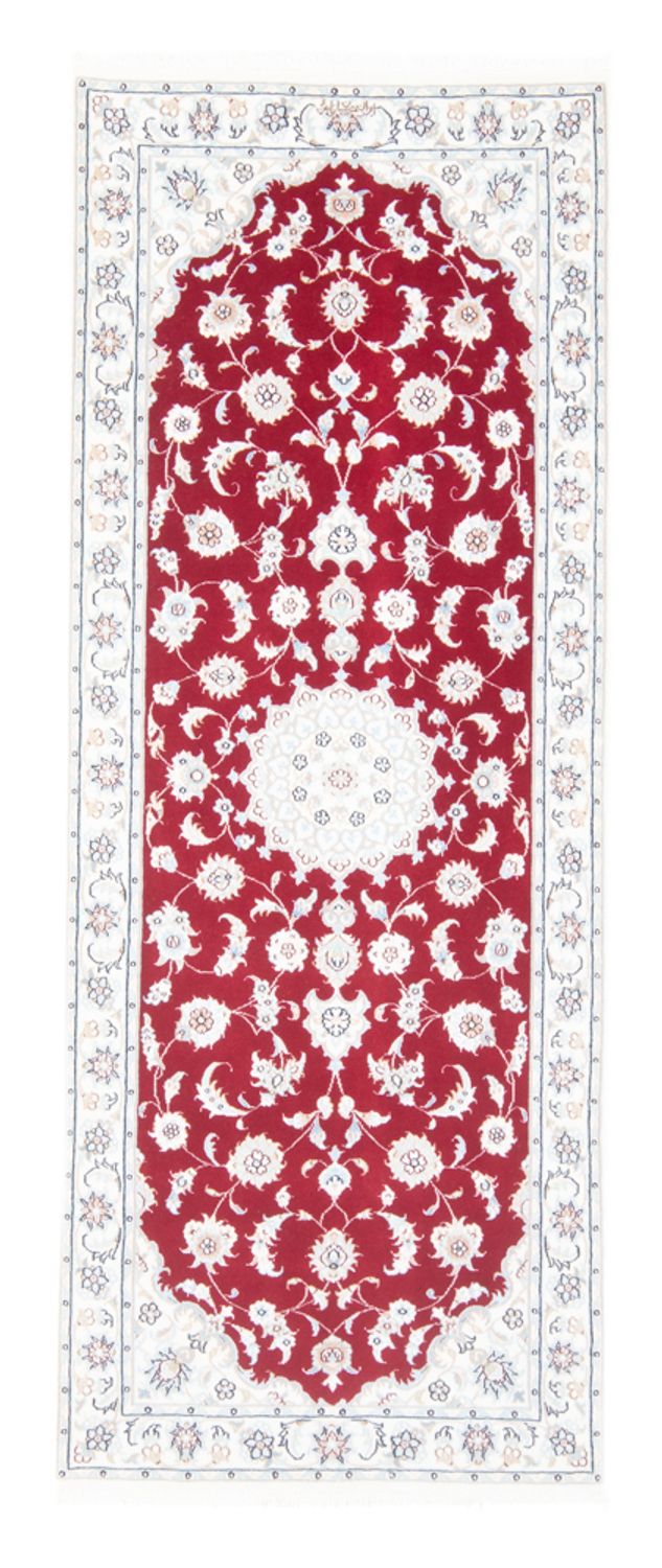 Loper Perzisch tapijt - Nain - Koninklijk - 200 x 80 cm - rood