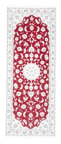Loper Perzisch tapijt - Nain - Koninklijk - 200 x 80 cm - rood