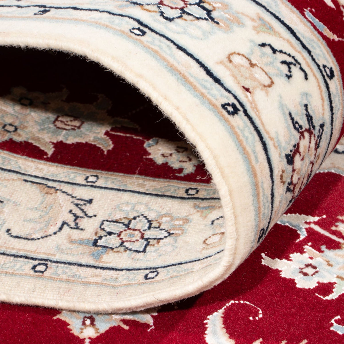 Loper Perzisch tapijt - Nain - Koninklijk - 200 x 80 cm - rood