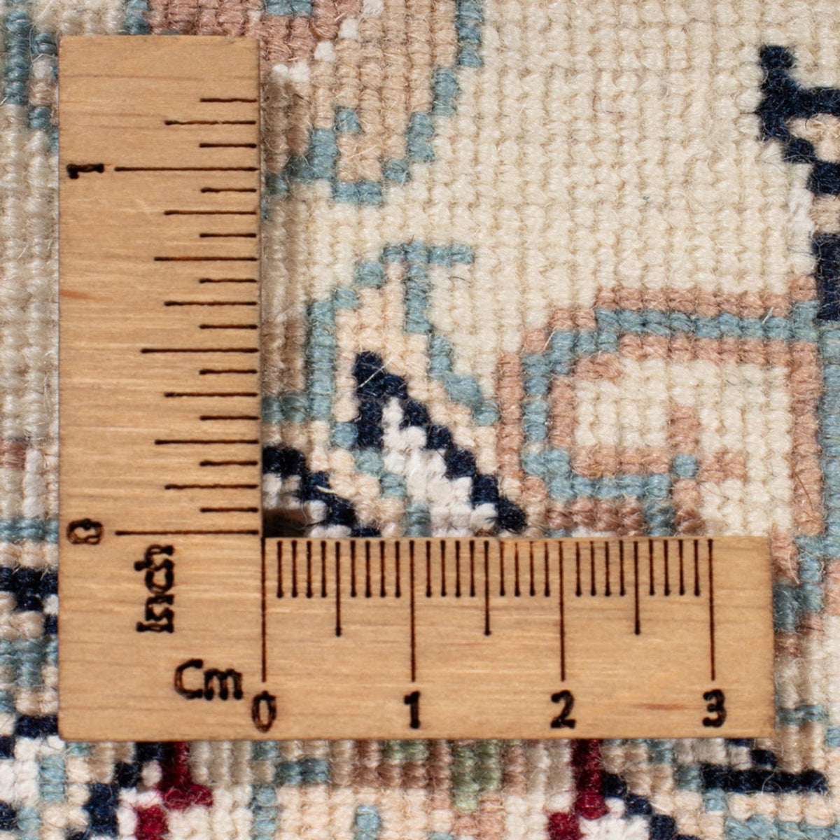 Loper Perzisch tapijt - Nain - Koninklijk - 201 x 78 cm - donkerblauw