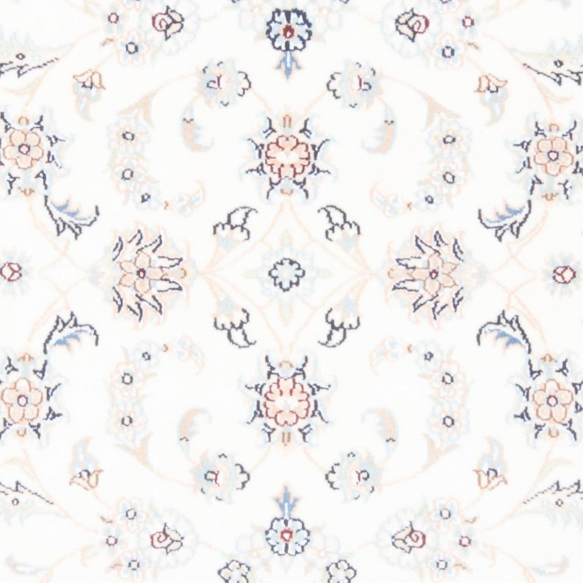 Loper Perzisch tapijt - Nain - Koninklijk - 200 x 80 cm - crème