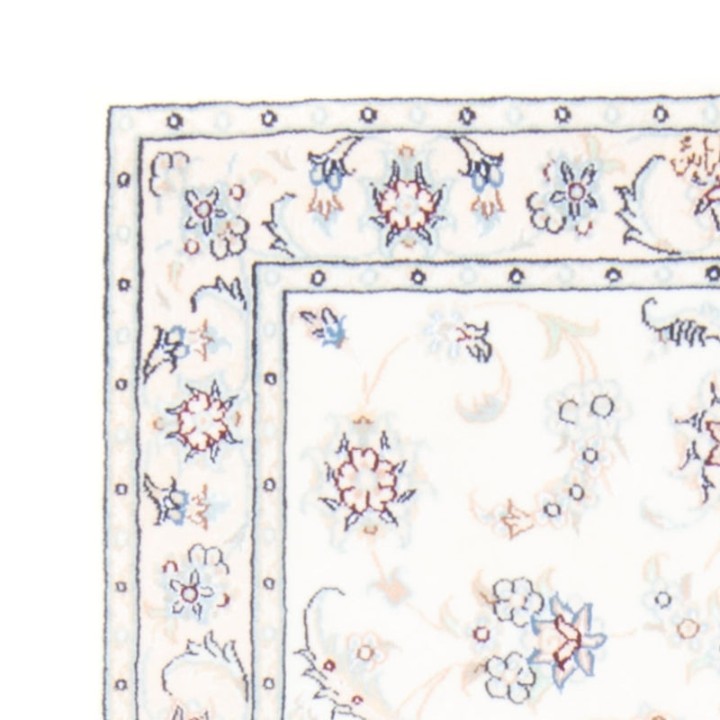 Loper Perzisch tapijt - Nain - Koninklijk - 200 x 80 cm - crème