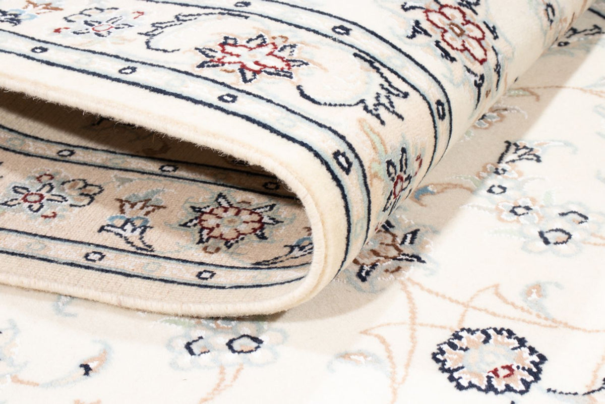 Loper Perzisch tapijt - Nain - Koninklijk - 200 x 80 cm - crème