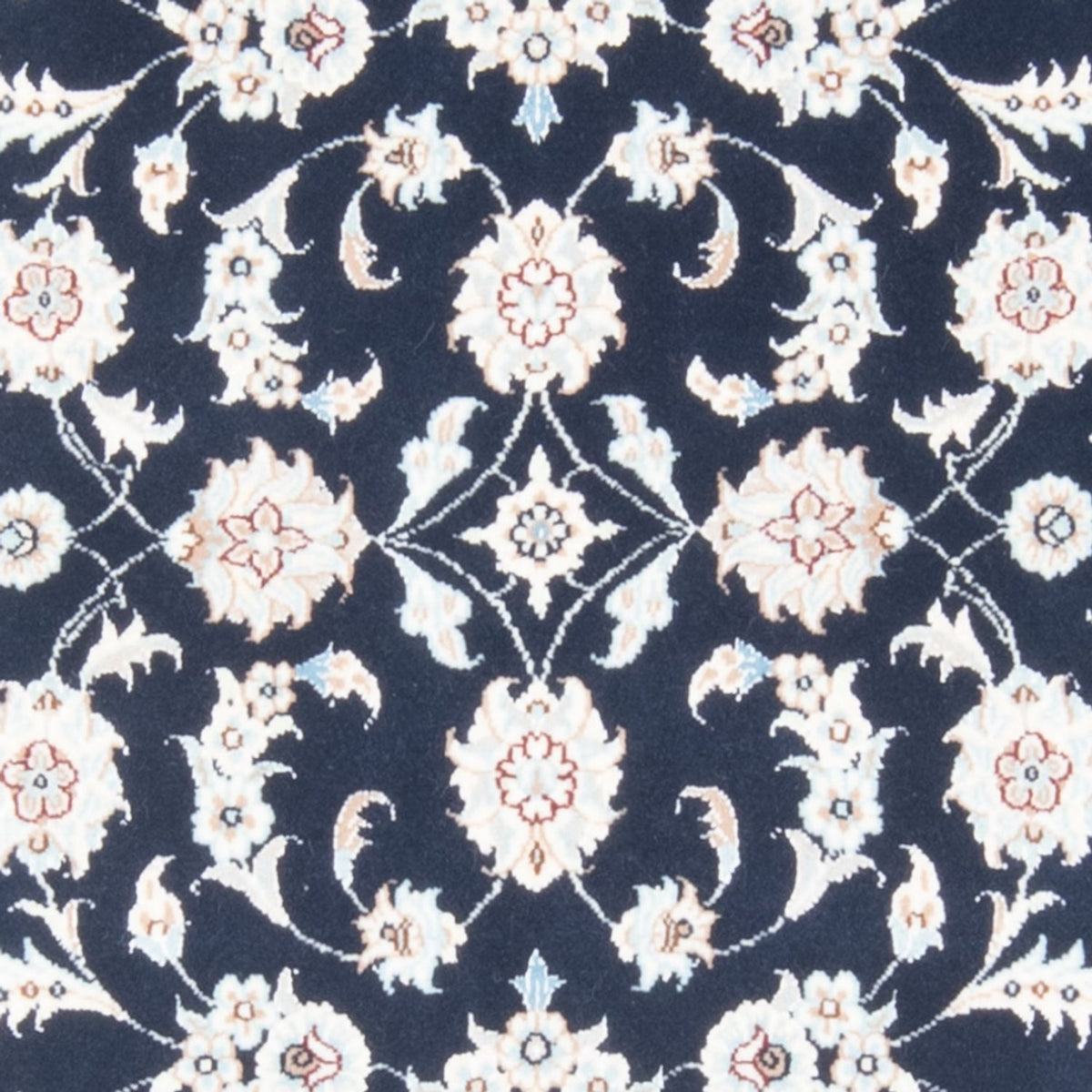 Loper Perzisch tapijt - Nain - Koninklijk - 198 x 78 cm - donkerblauw