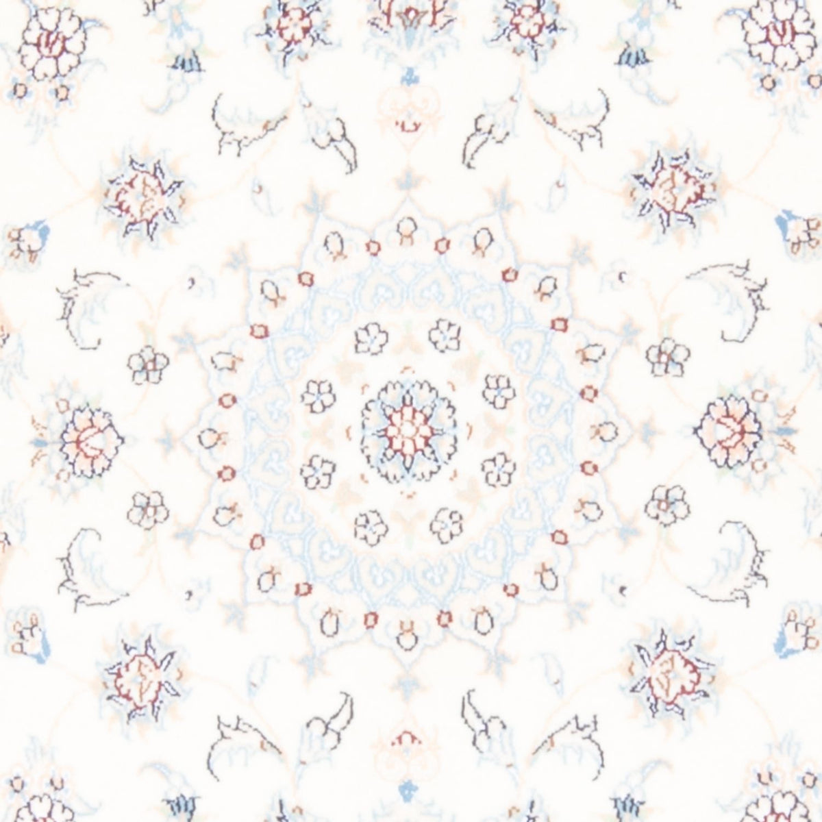 Loper Perzisch tapijt - Nain - Koninklijk - 197 x 81 cm - crème