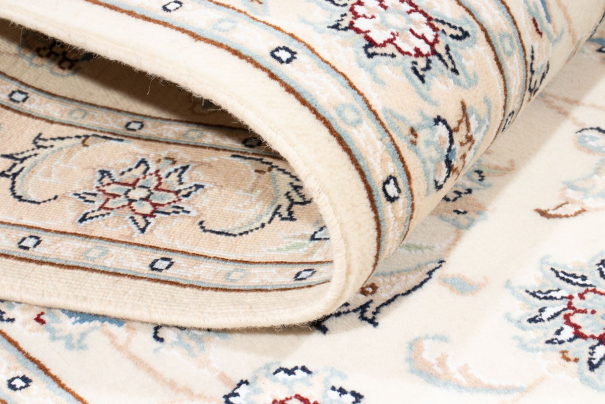 Loper Perzisch tapijt - Nain - Koninklijk - 197 x 81 cm - crème