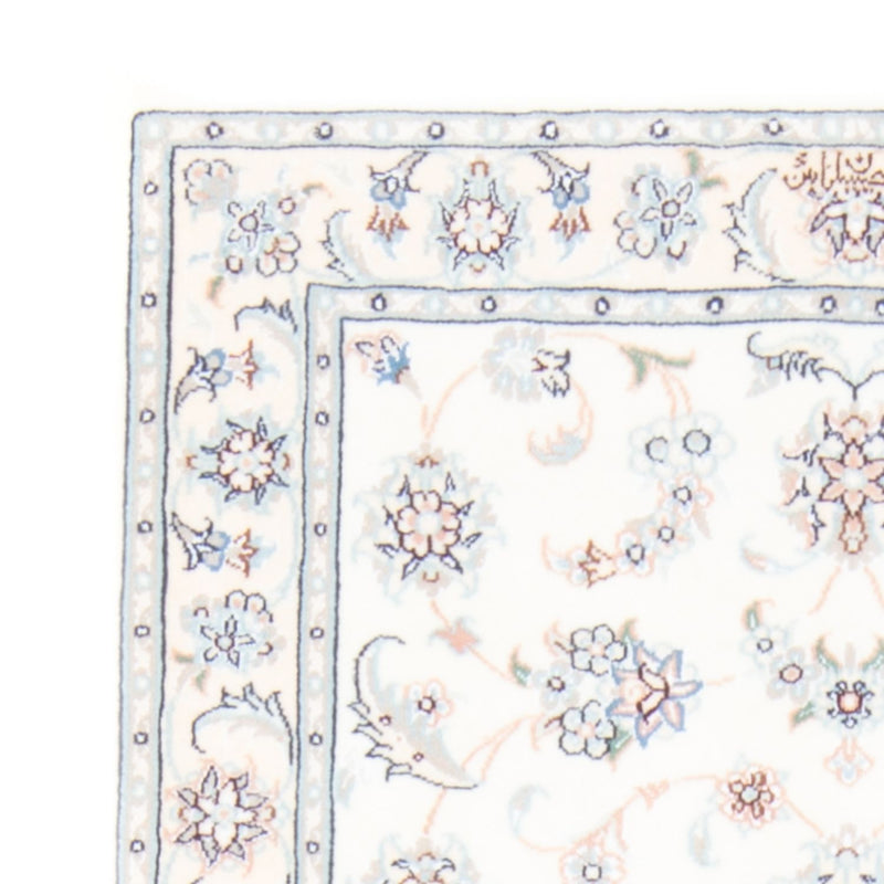 Loper Perzisch tapijt - Nain - Koninklijk - 196 x 81 cm - crème