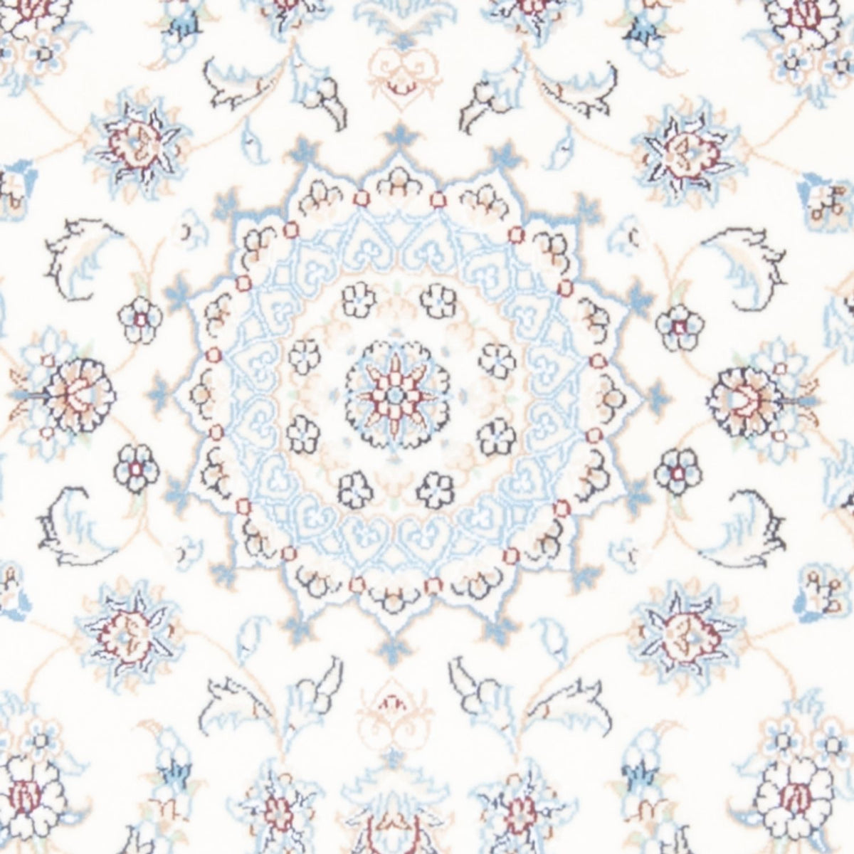 Loper Perzisch tapijt - Nain - Koninklijk - 206 x 79 cm - crème