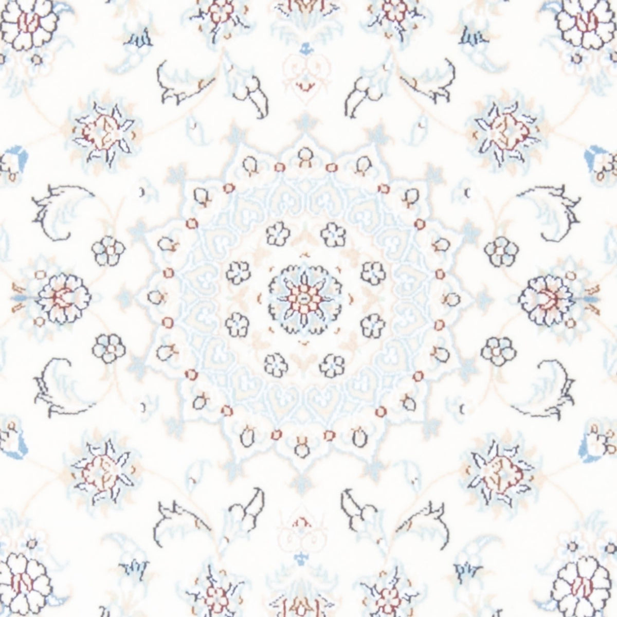 Loper Perzisch tapijt - Nain - Koninklijk - 200 x 80 cm - crème