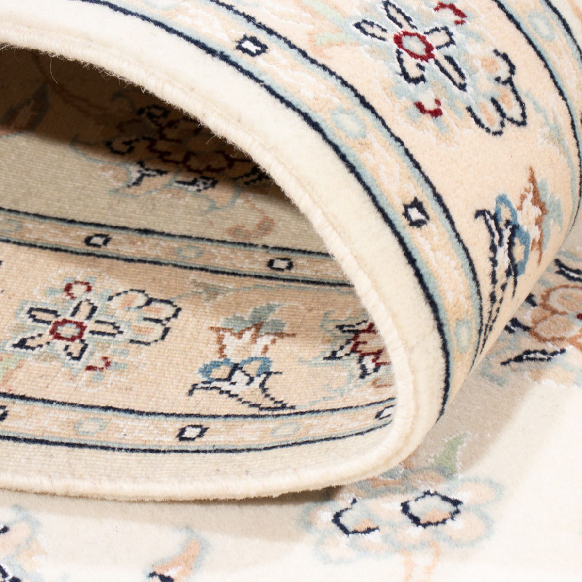 Loper Perzisch tapijt - Nain - Koninklijk - 200 x 80 cm - crème