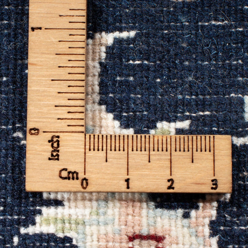 Loper Perzisch tapijt - Nain - Koninklijk - 198 x 81 cm - donkerblauw