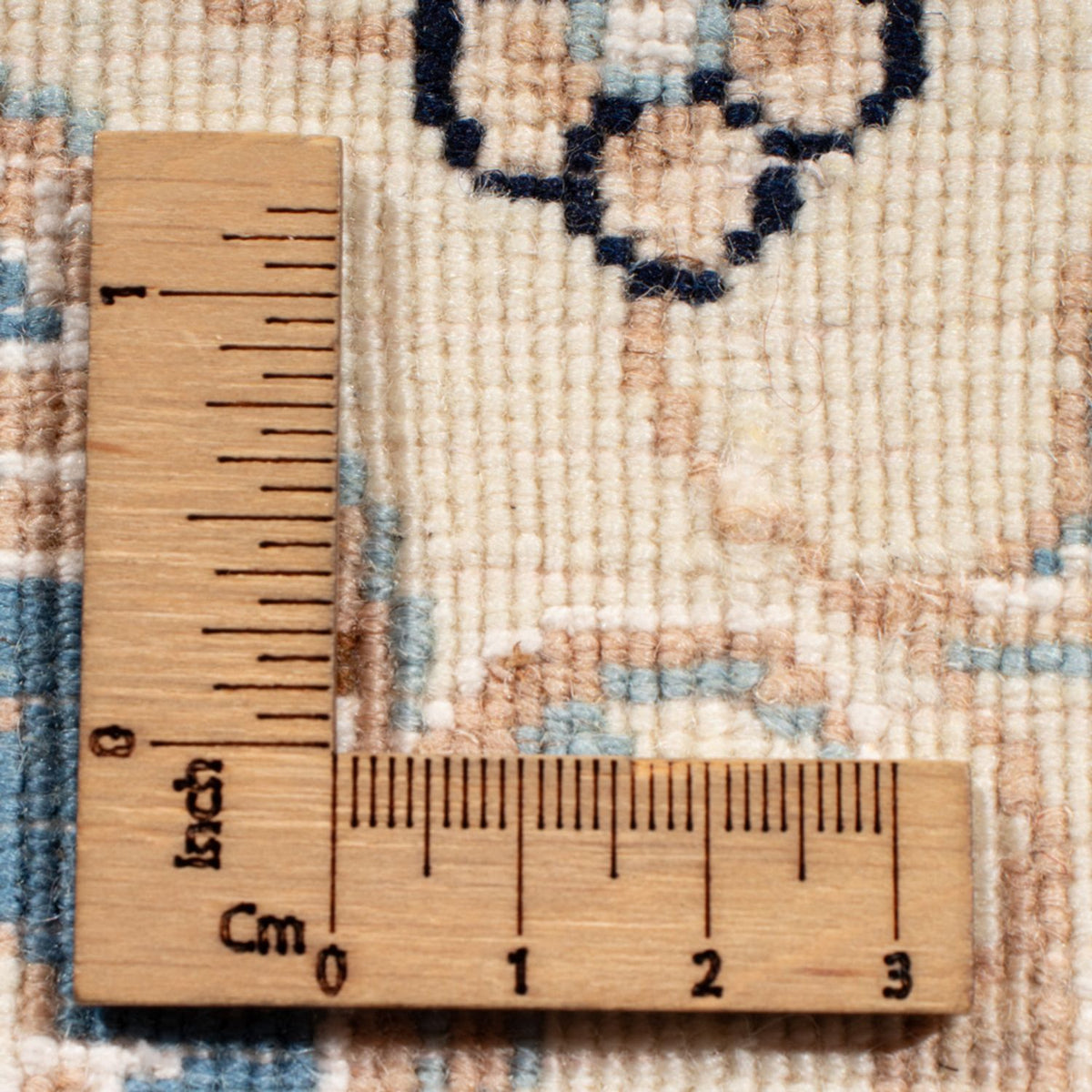 Loper Perzisch tapijt - Nain - Koninklijk - 204 x 82 cm - lichtblauw