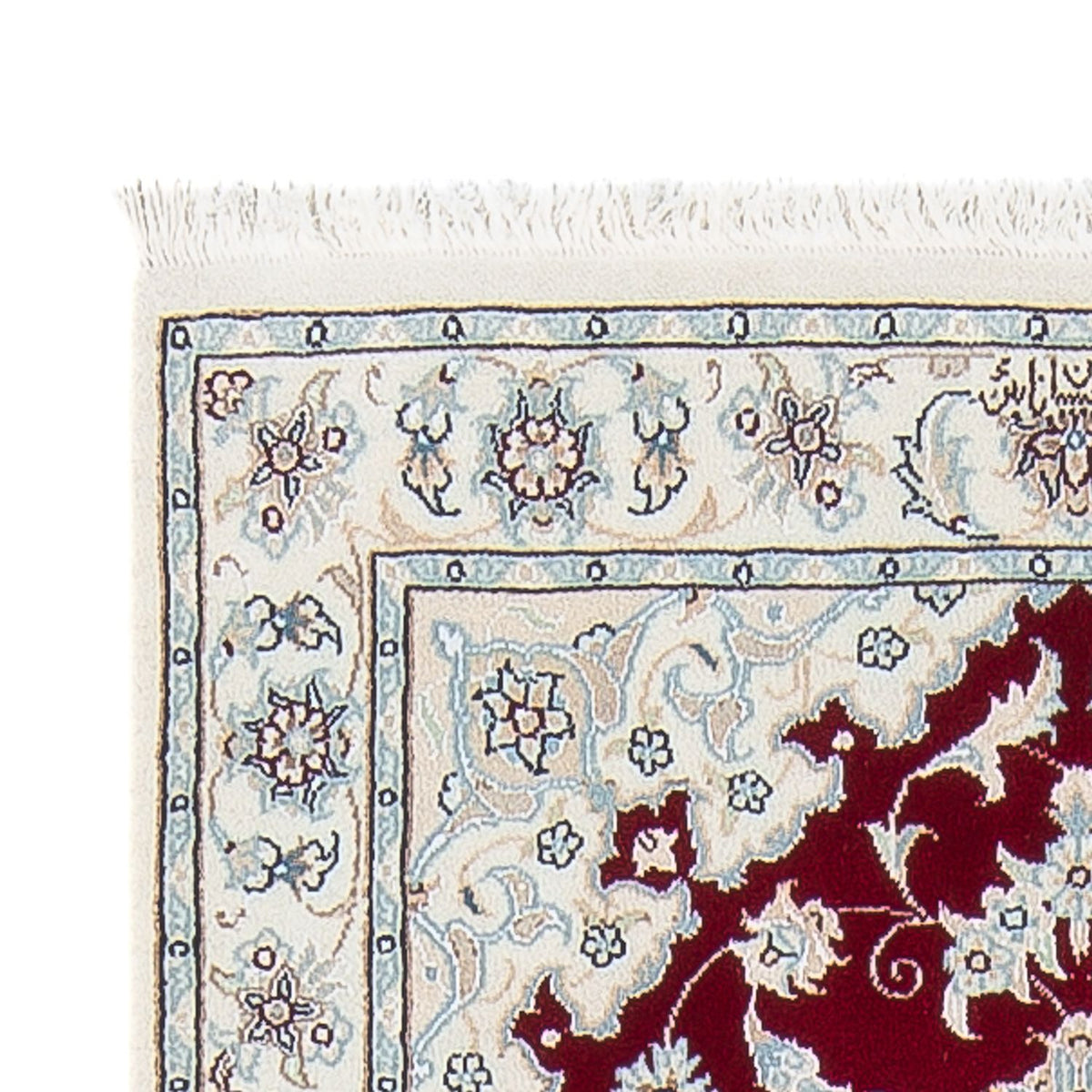 Loper Perzisch tapijt - Nain - Premium - 243 x 81 cm - rood