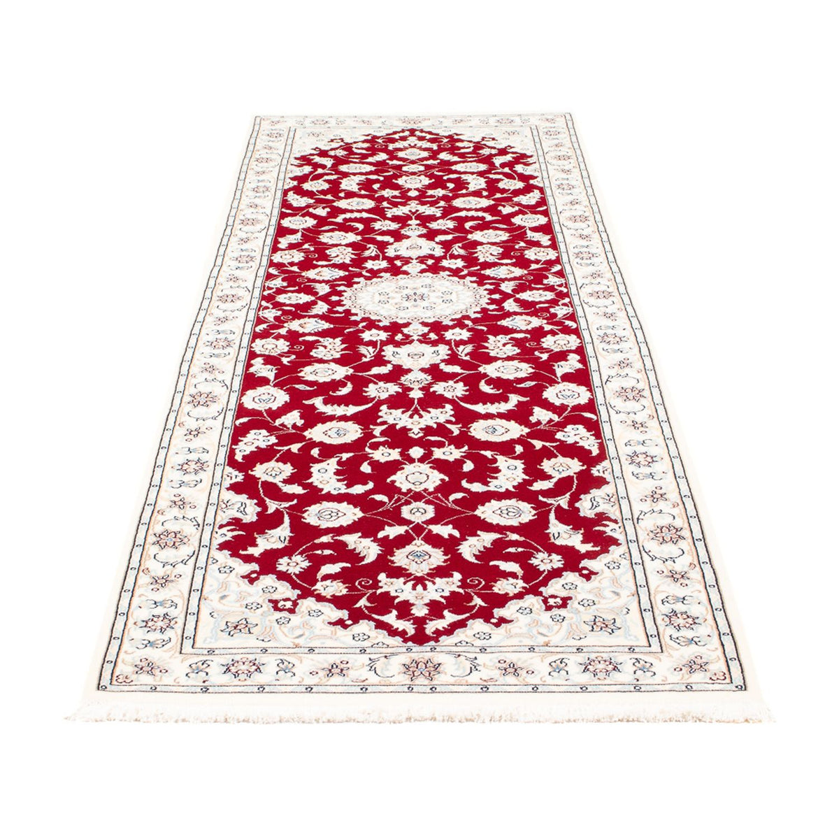 Loper Perzisch tapijt - Nain - Premium - 243 x 81 cm - rood