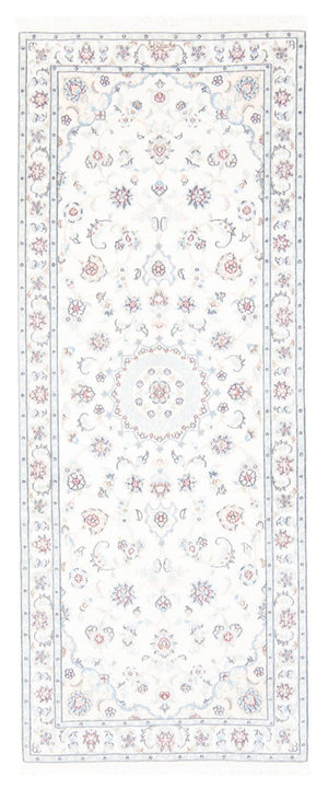 Loper Perzisch tapijt - Nain - Koninklijk - 199 x 81 cm - crème