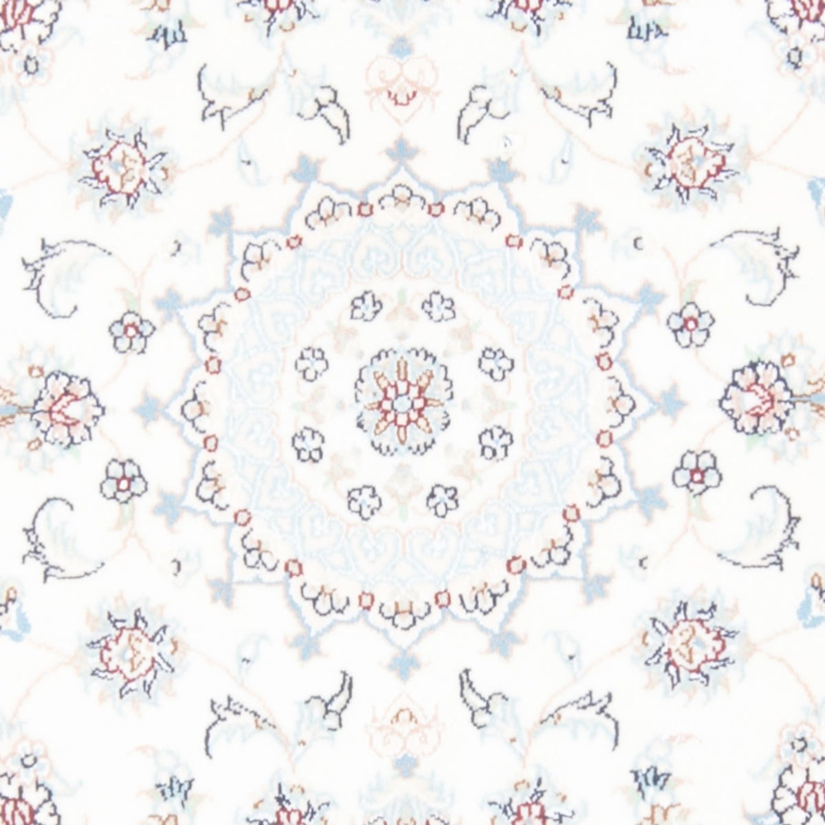 Loper Perzisch tapijt - Nain - Koninklijk - 199 x 81 cm - crème