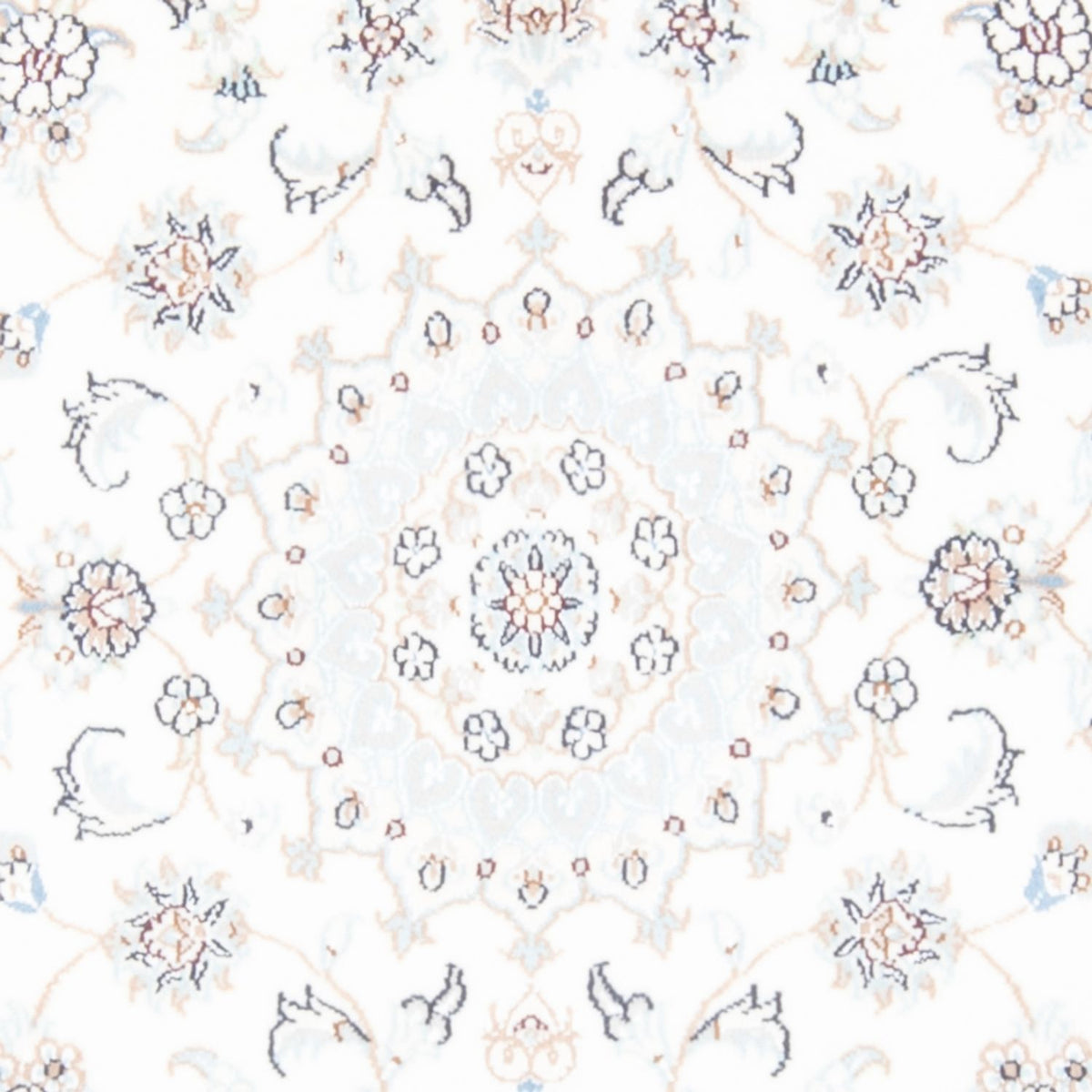 Loper Perzisch tapijt - Nain - Koninklijk - 198 x 80 cm - crème