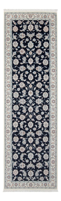 Loper Perzisch tapijt - Nain - Premium - 248 x 82 cm - donkerblauw