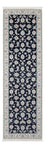 Loper Perzisch tapijt - Nain - Premium - 248 x 82 cm - donkerblauw