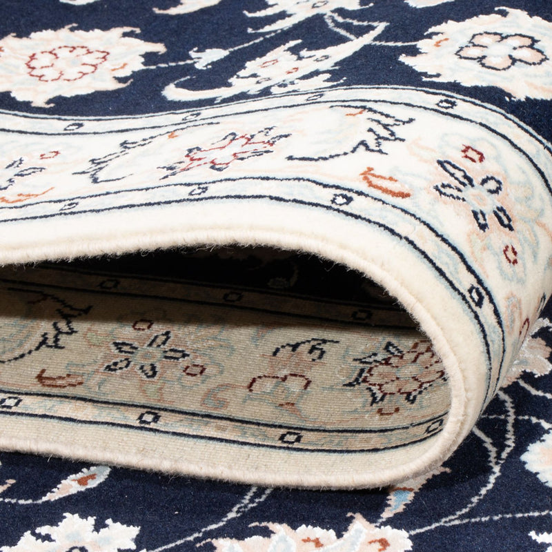 Loper Perzisch tapijt - Nain - Premium - 248 x 83 cm - donkerblauw