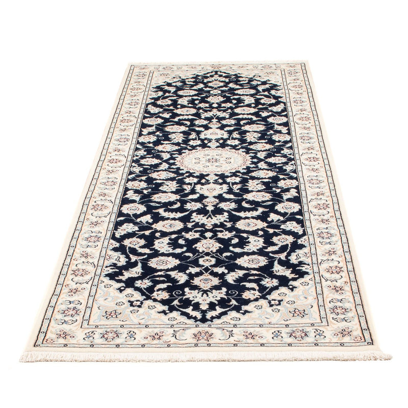 Loper Perzisch tapijt - Nain - Premium - 241 x 83 cm - donkerblauw