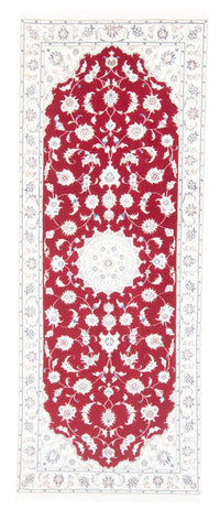 Loper Perzisch tapijt - Nain - Koninklijk - 202 x 80 cm - rood