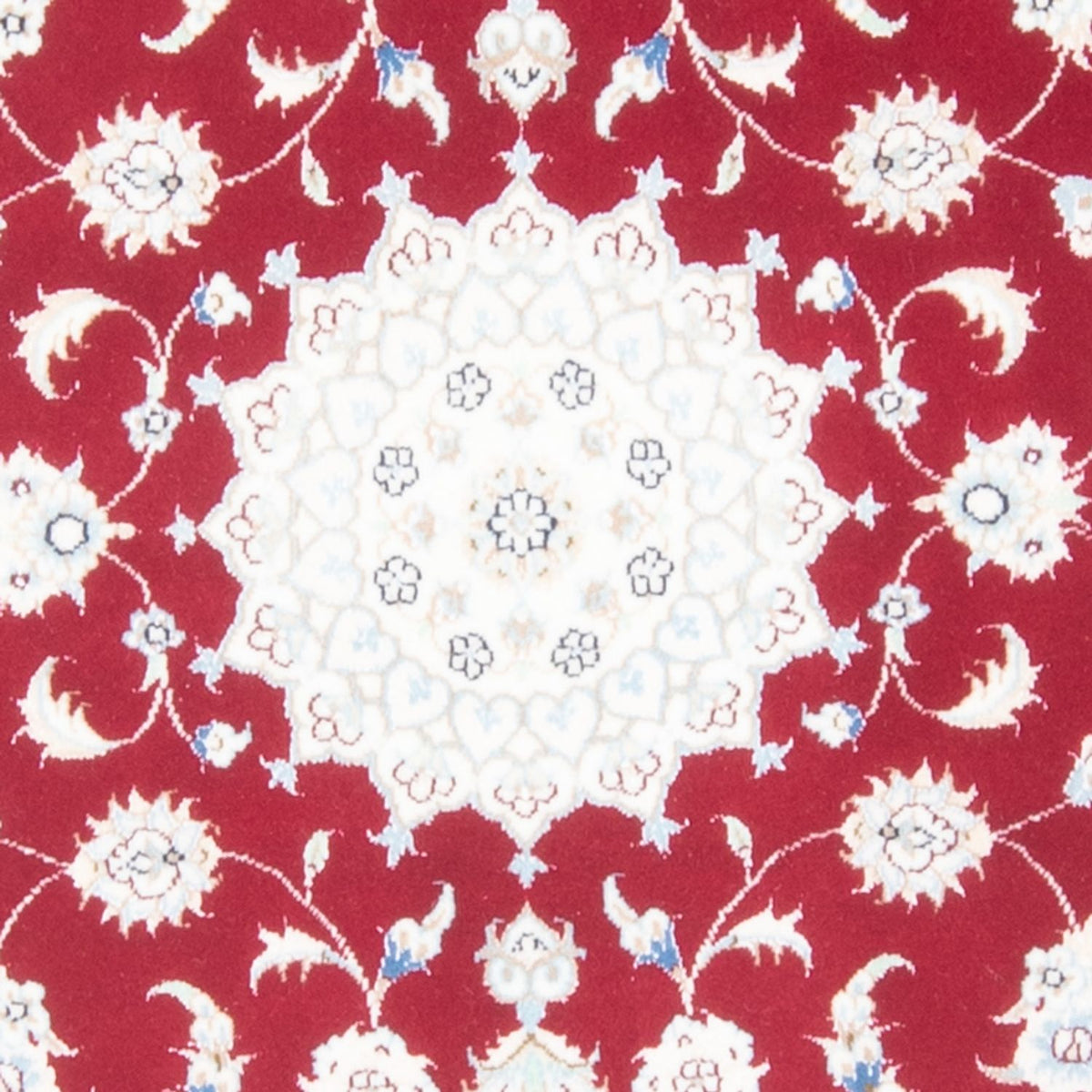 Loper Perzisch tapijt - Nain - Koninklijk - 202 x 80 cm - rood