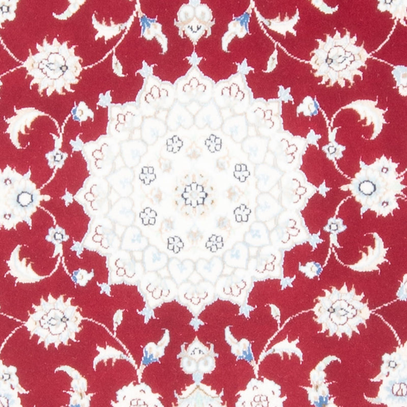 Loper Perzisch tapijt - Nain - Koninklijk - 202 x 80 cm - rood