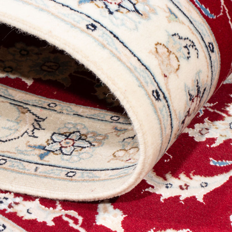 Loper Perzisch tapijt - Nain - Koninklijk - 202 x 80 cm - rood