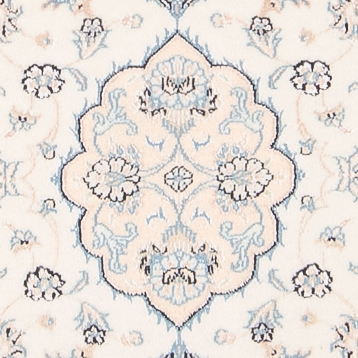 Perzisch tapijt - Nain - 85 x 60 cm - crème