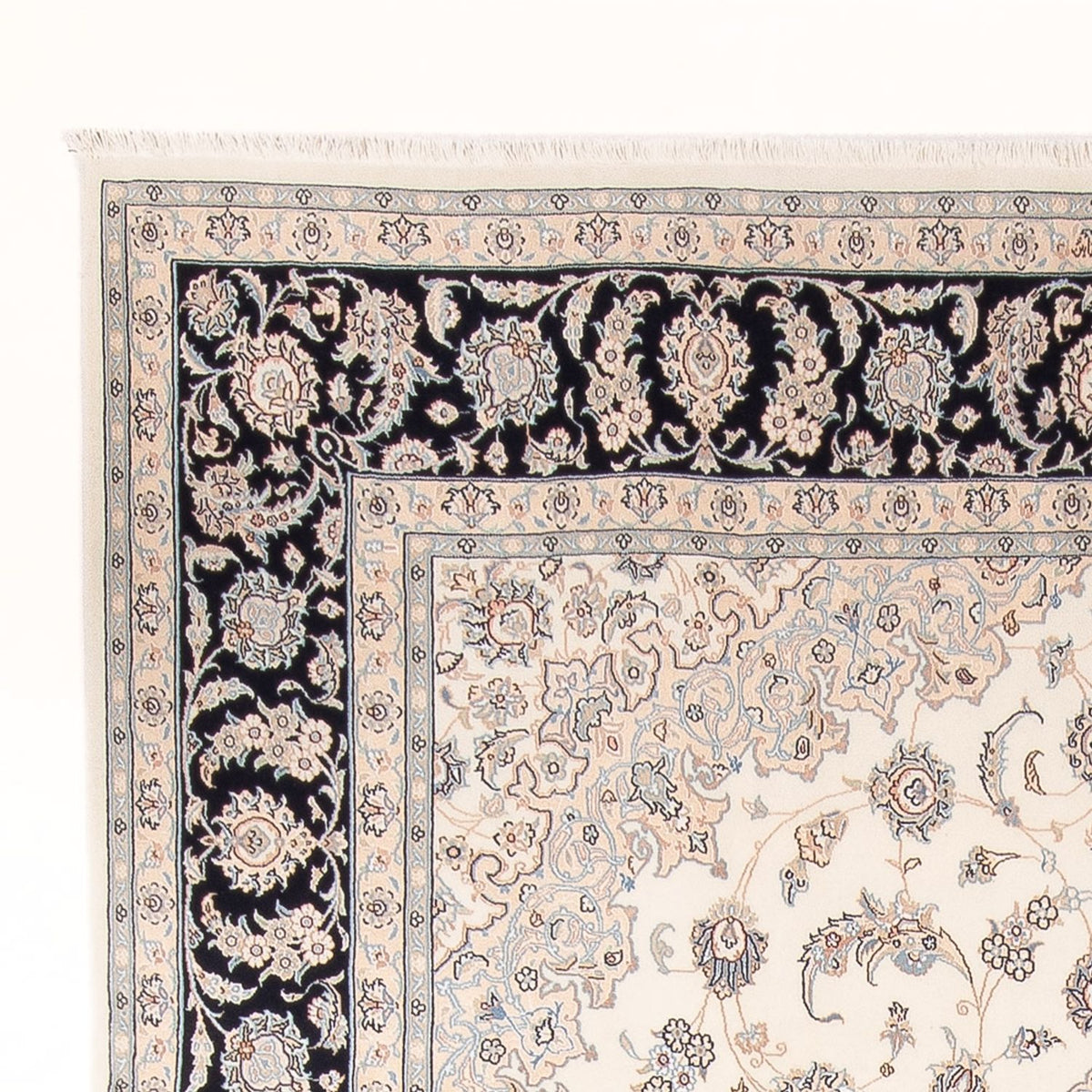 Perzisch tapijt - Nain - Premium - 343 x 246 cm - crème