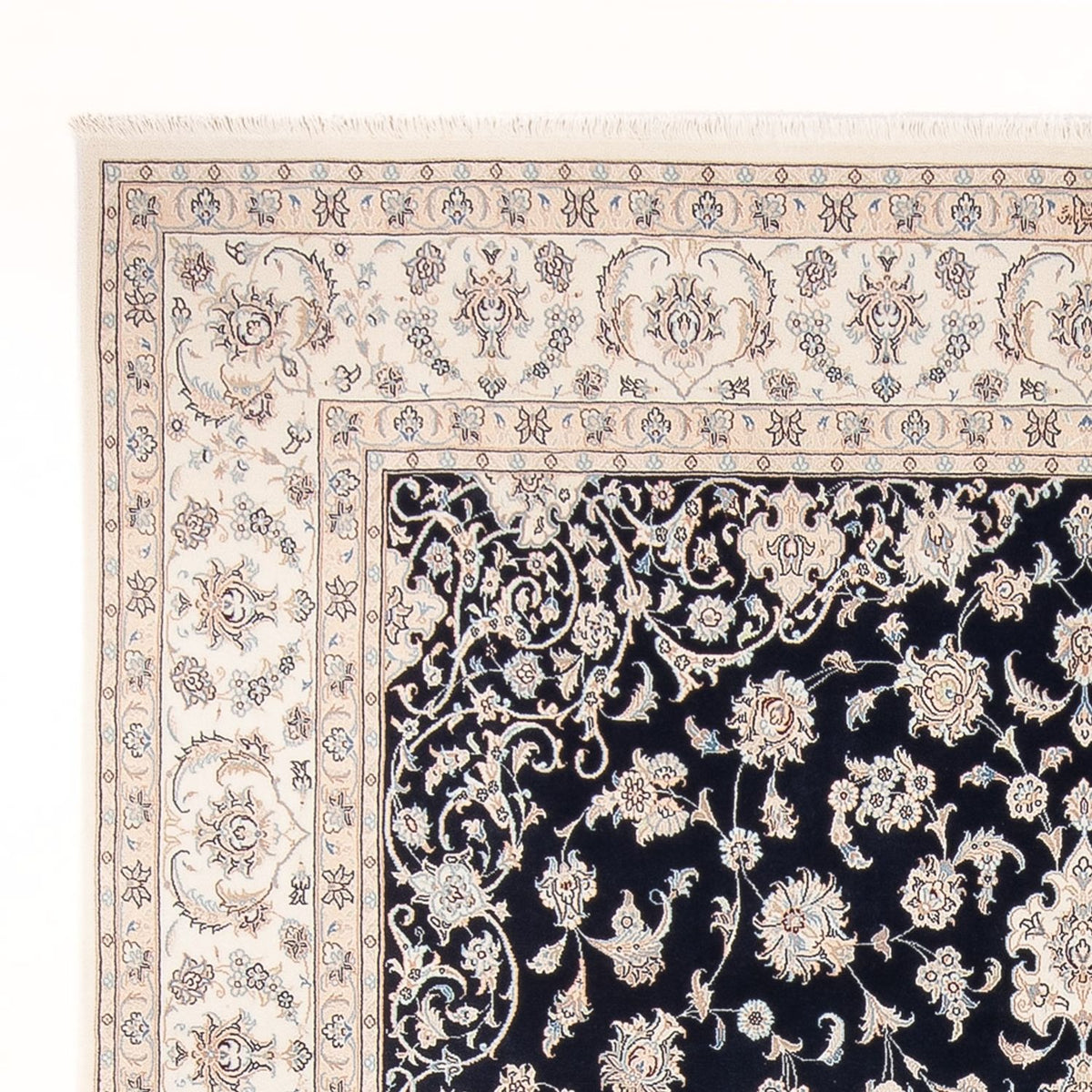 Perzisch tapijt - Nain - Premium - 310 x 243 cm - donkerblauw