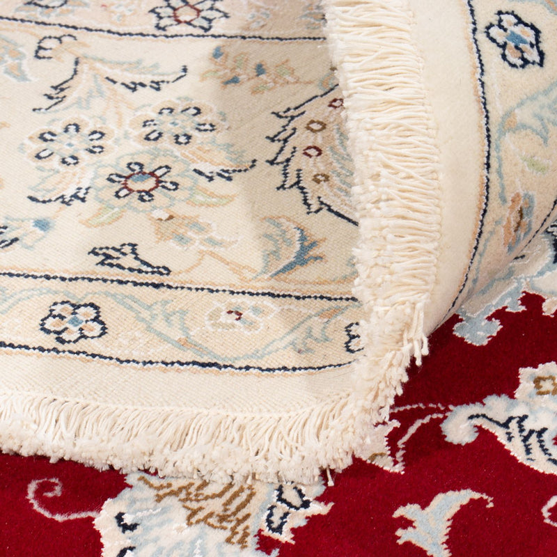 Perzisch tapijt - Nain rond  - 200 x 200 cm - rood