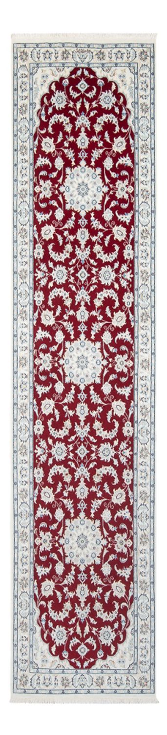 Loper Perzisch tapijt - Nain - Premium - 300 x 78 cm - rood