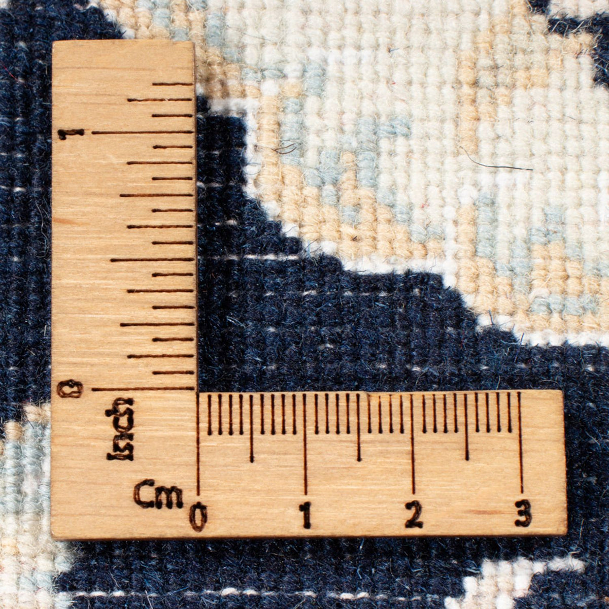 Loper Perzisch tapijt - Nain - Koninklijk - 203 x 81 cm - donkerblauw