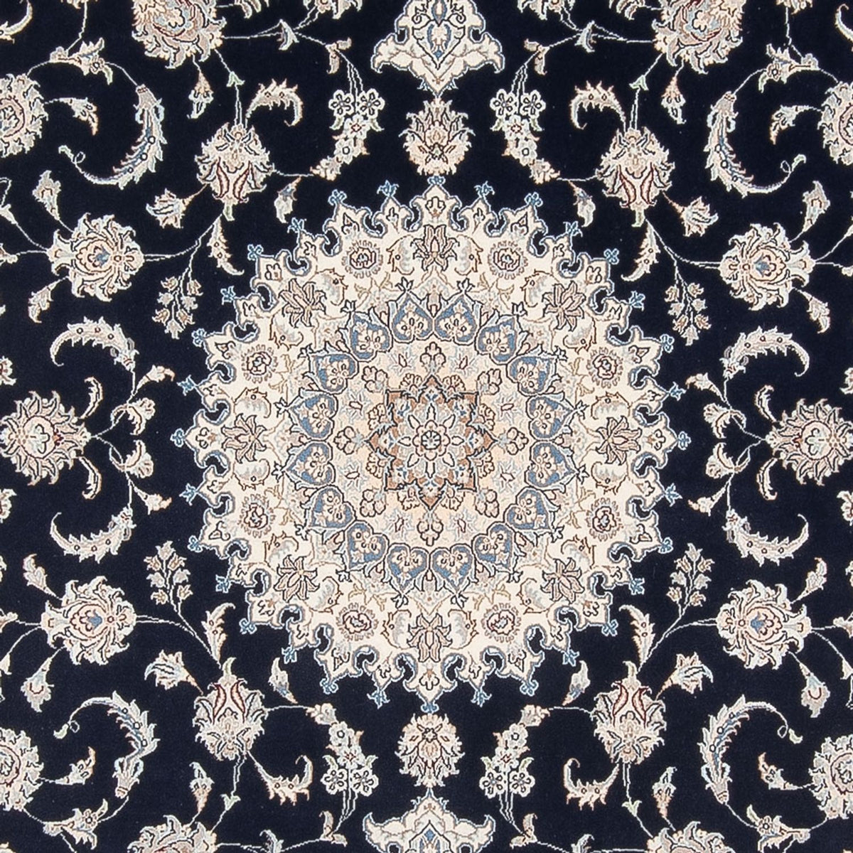 Perzisch tapijt - Nain - Premium - 296 x 196 cm - donkerblauw
