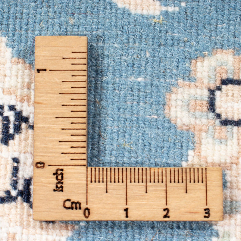 Loper Perzisch tapijt - Nain - Koninklijk - 200 x 80 cm - lichtblauw