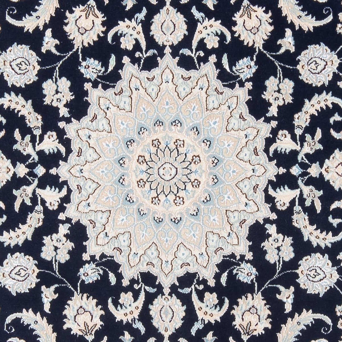 Perzisch tapijt - Nain - Premium - 205 x 148 cm - donkerblauw