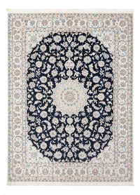 Perzisch tapijt - Nain - Premium - 198 x 150 cm - donkerblauw