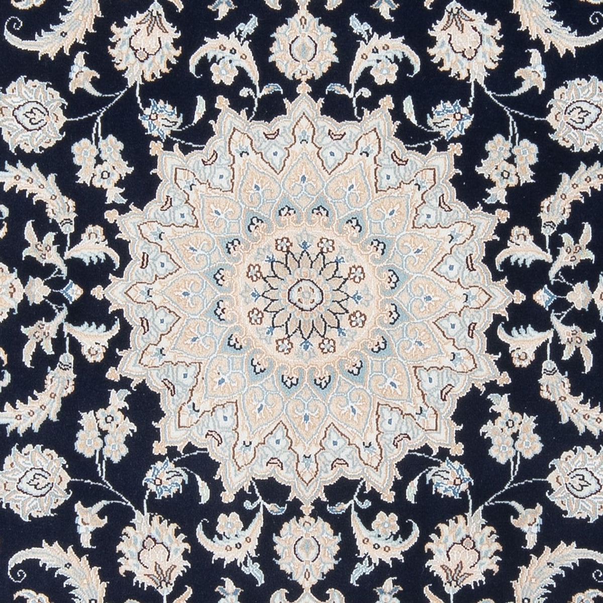 Perzisch tapijt - Nain - Premium - 198 x 150 cm - donkerblauw