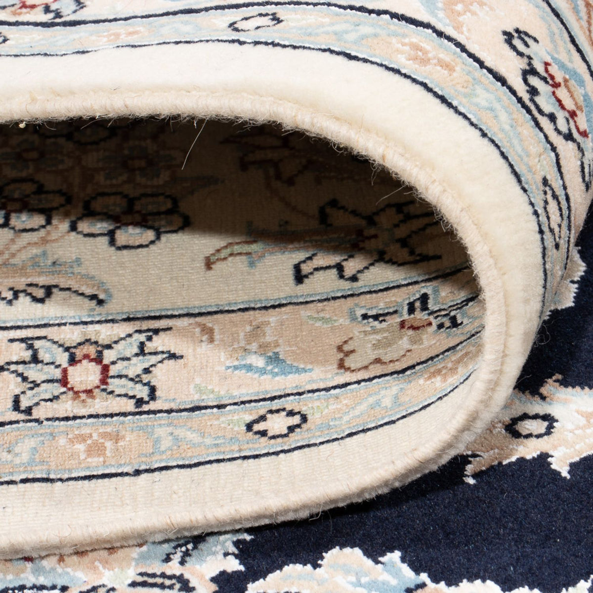 Perzisch tapijt - Nain - Premium - 305 x 248 cm - donkerblauw