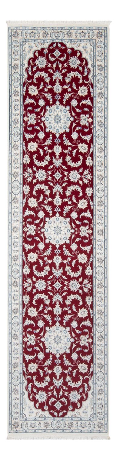 Loper Perzisch tapijt - Nain - Premium - 295 x 81 cm - rood