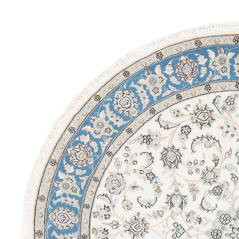 Perzisch tapijt - Nain - Premium rond  - 148 x 149 cm - crème