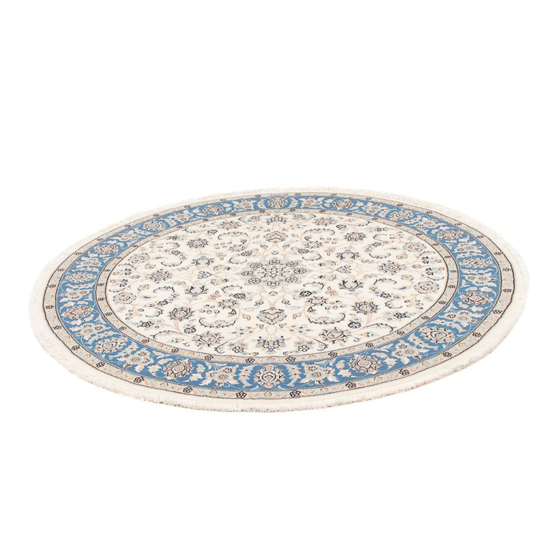 Perzisch tapijt - Nain - Premium rond  - 148 x 149 cm - crème